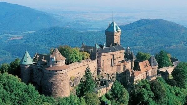 תאננקירש Hotel Du Haut Koenigsbourg- Entre Vignes Et Chateau מראה חיצוני תמונה